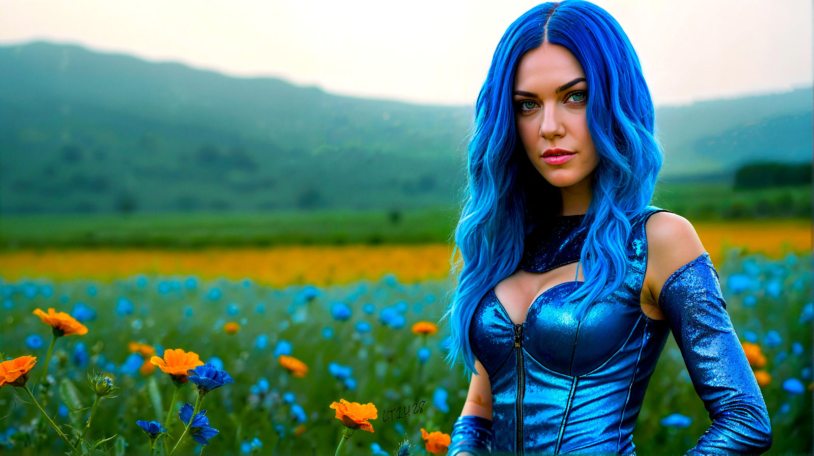 Mattie Love - Glitter in the air series. newly upscaled.