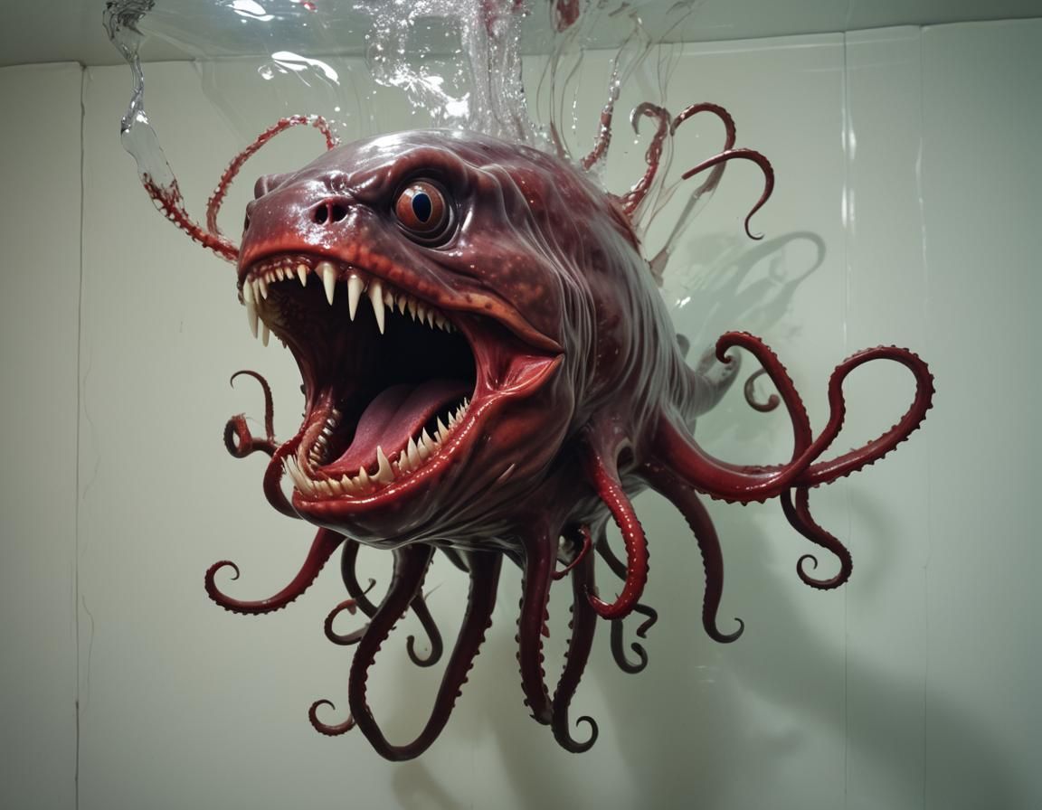 "HEY HONEY, I BOUGHT YOU SOMETHING NEW FOR YOUR FISH TANK" �...