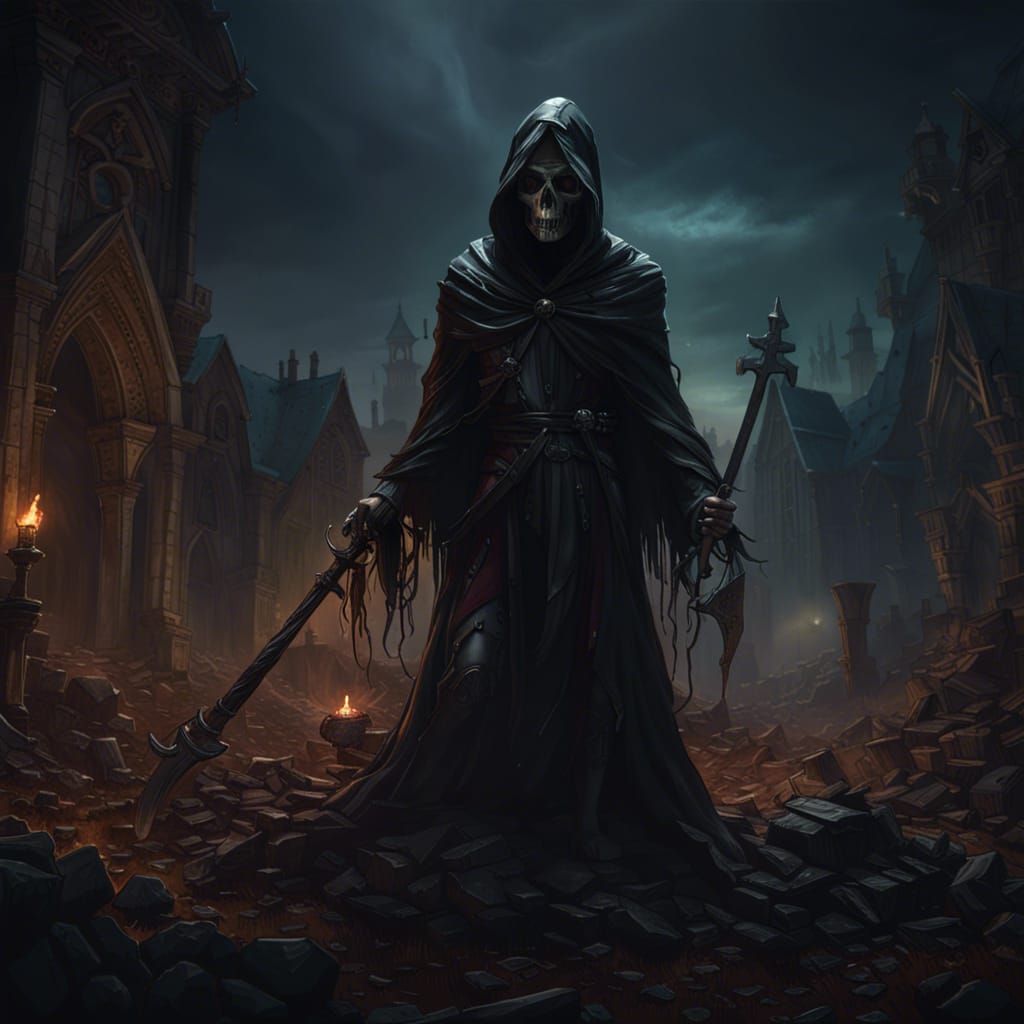 The Grim Reaper - AI Generated Artwork - NightCafe Creator