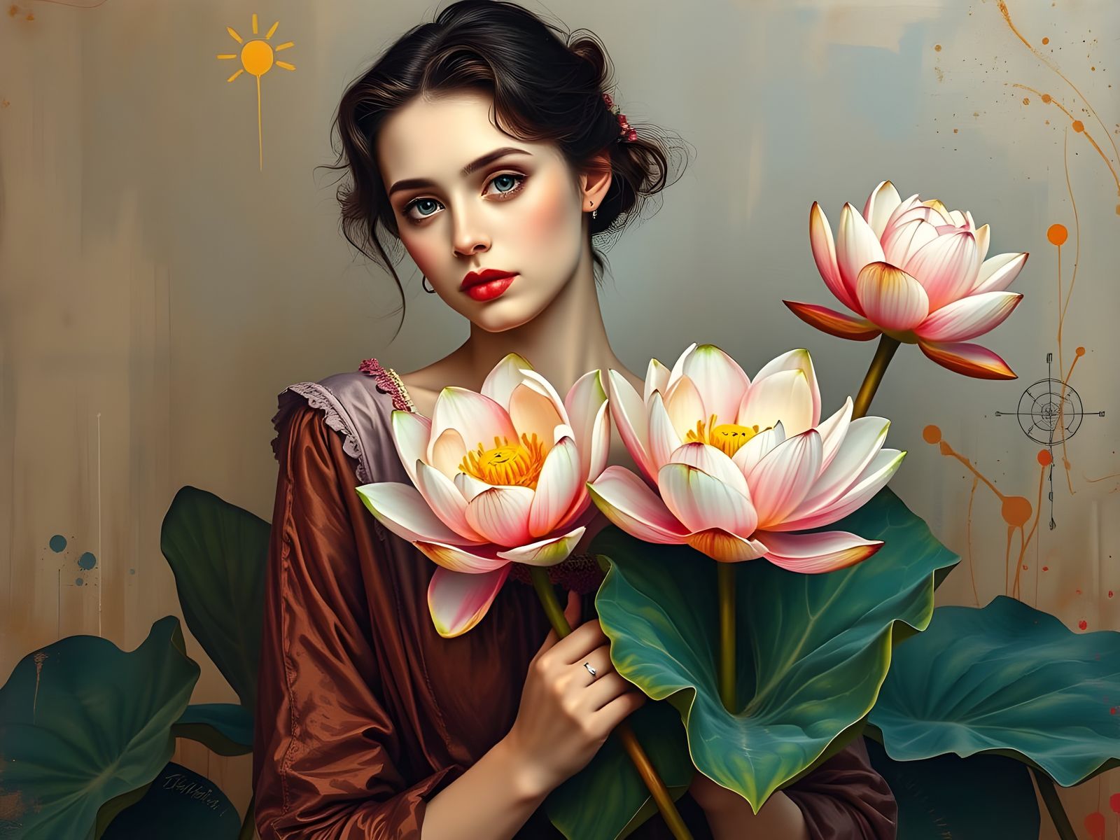 Lotus Flowers  by @Laura James