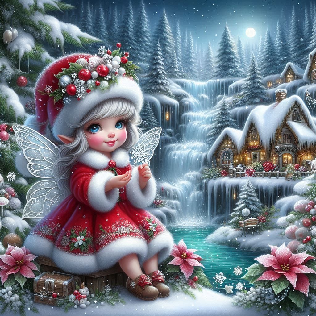 Fairy in winter