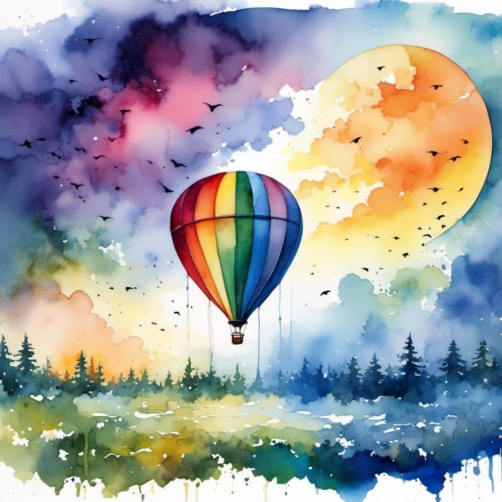 Hot Air Balloon - Ocean Deep #2