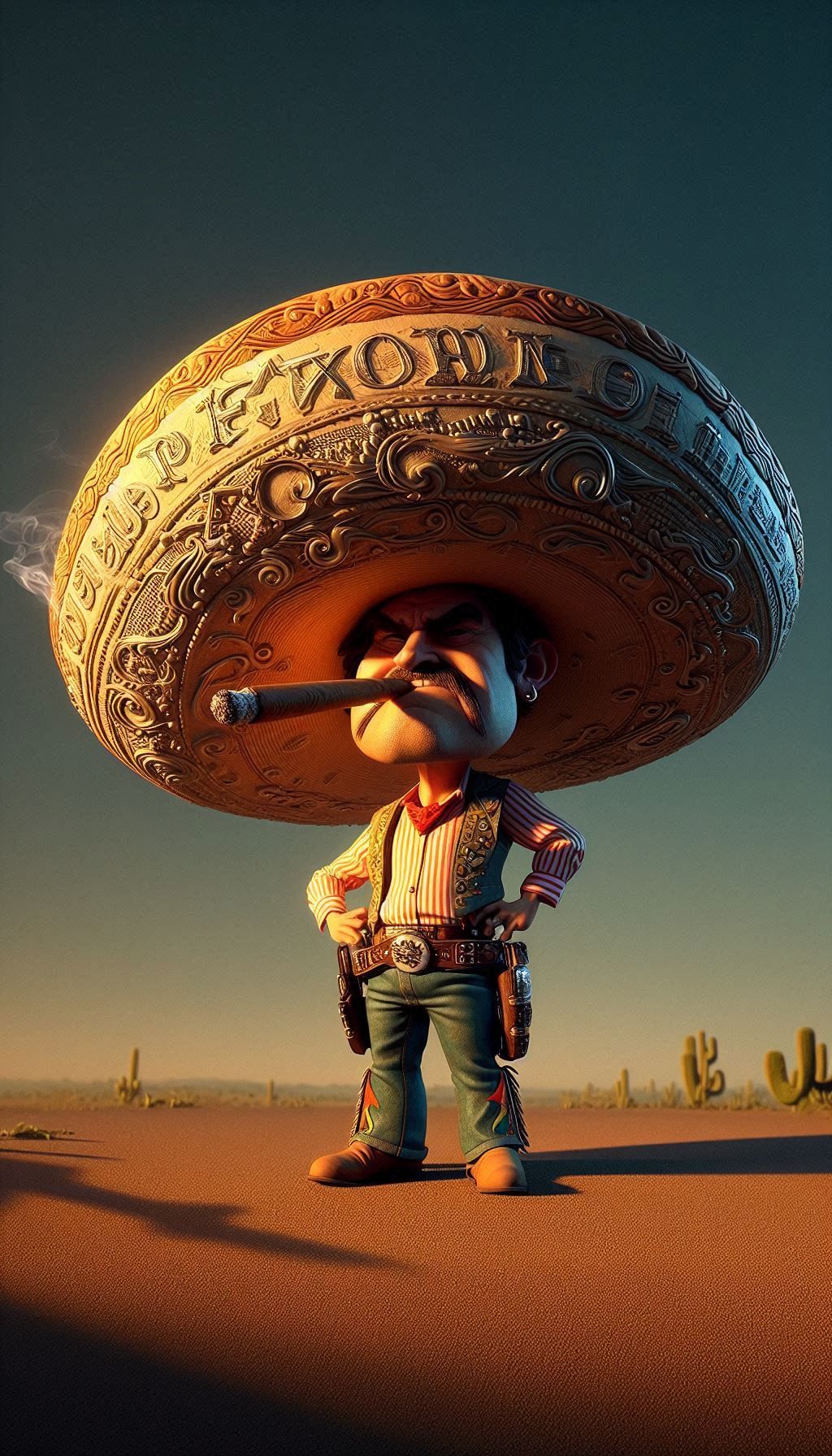 Extremely large Mexican hat