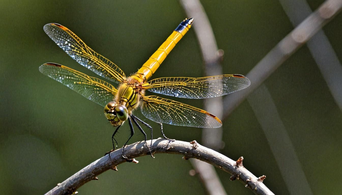 Dragonfly Yellow I