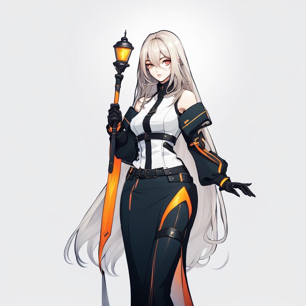 Light hot girl style Nun character