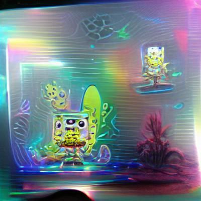holographic spongebob