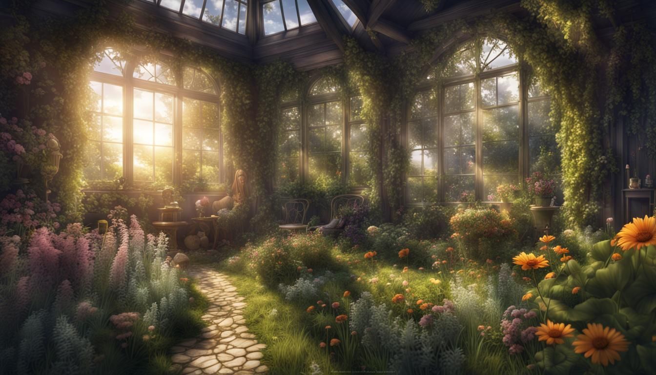 The Garden Within - AI Generated Artwork - NightCafe Creator