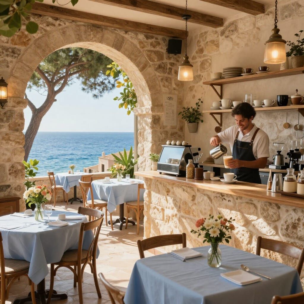 Cosy costal cafe  by @Victoria G