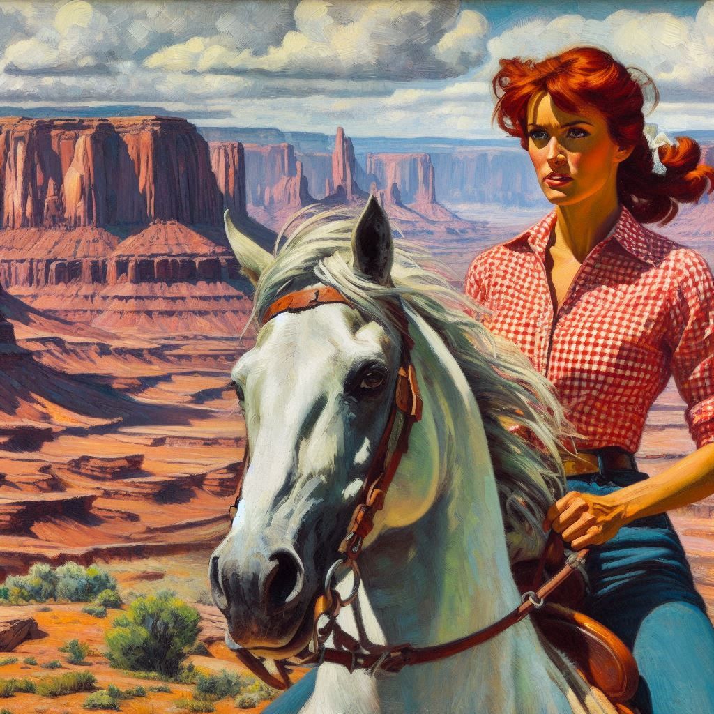 Fire Hair and Smoke in "The Valley of the Gods"