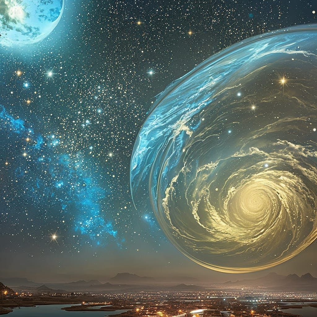 Glittering sky  by @Ilario Musio