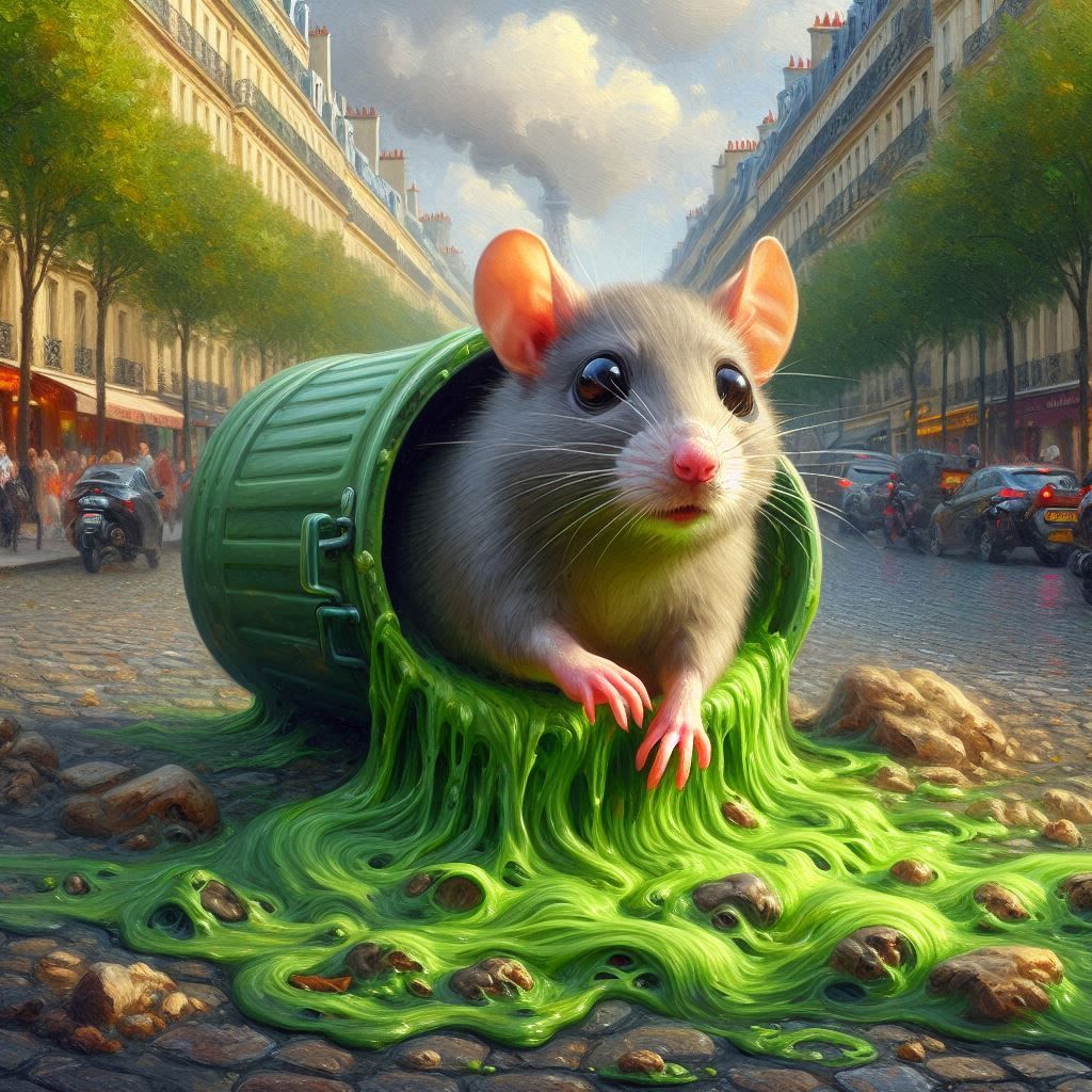 Les déchets ! Souris