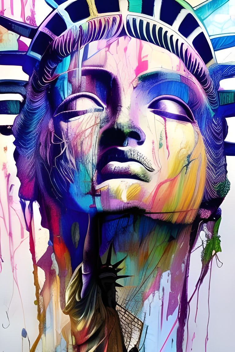 Lady Liberty - AI Generated Artwork - NightCafe Creator
