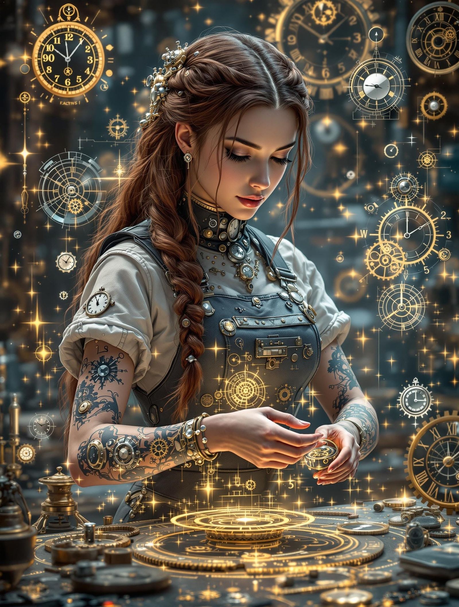 Chronomancer’s Workshop  by @Grey Guy