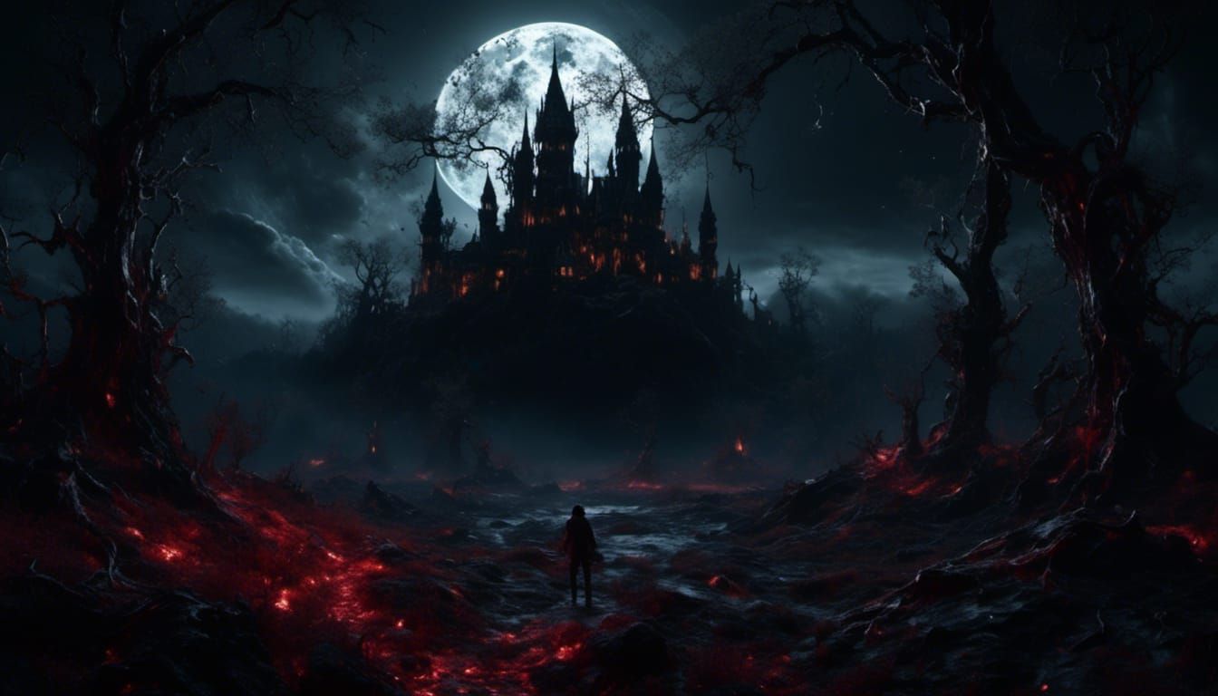 <lora:Midnight Vibrance:1.0> Darkness falls across the land
The midnite hour is close at hand
Creatures crawl in search of blood
To terroriz...