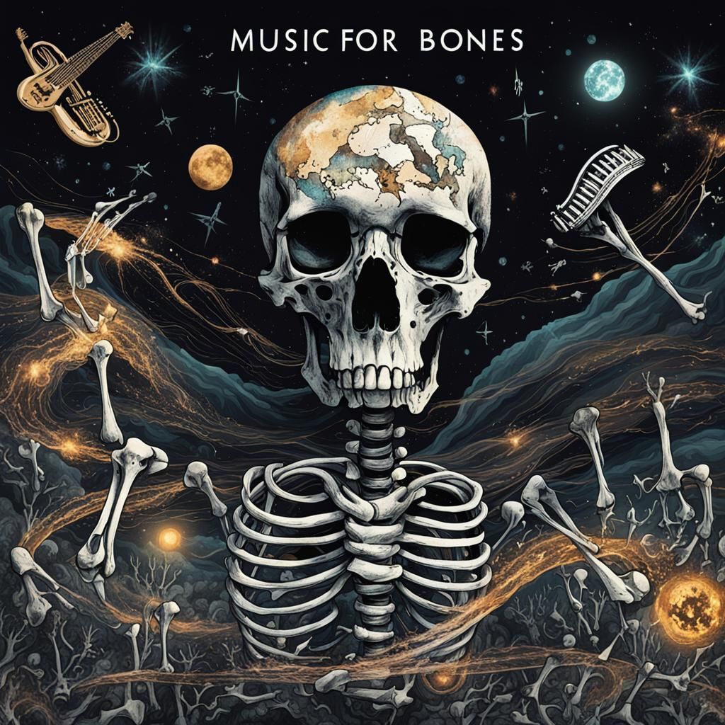 XNX's Music For Bones Album  by @AdvanceBegginerAIGenerator