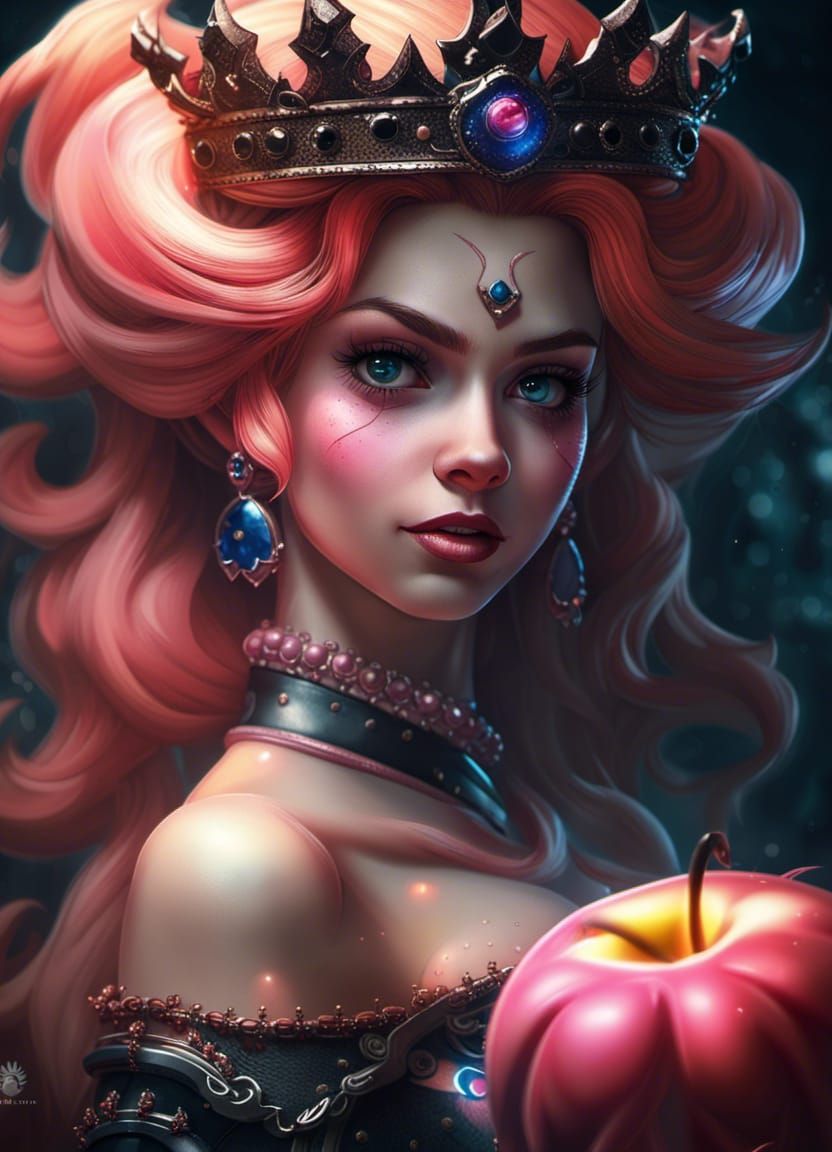 Evil princess peach - AI Generated Artwork - NightCafe Creator