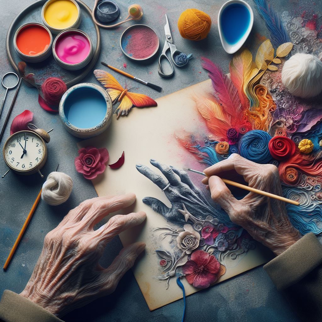 Creating on the theme of memory and aging