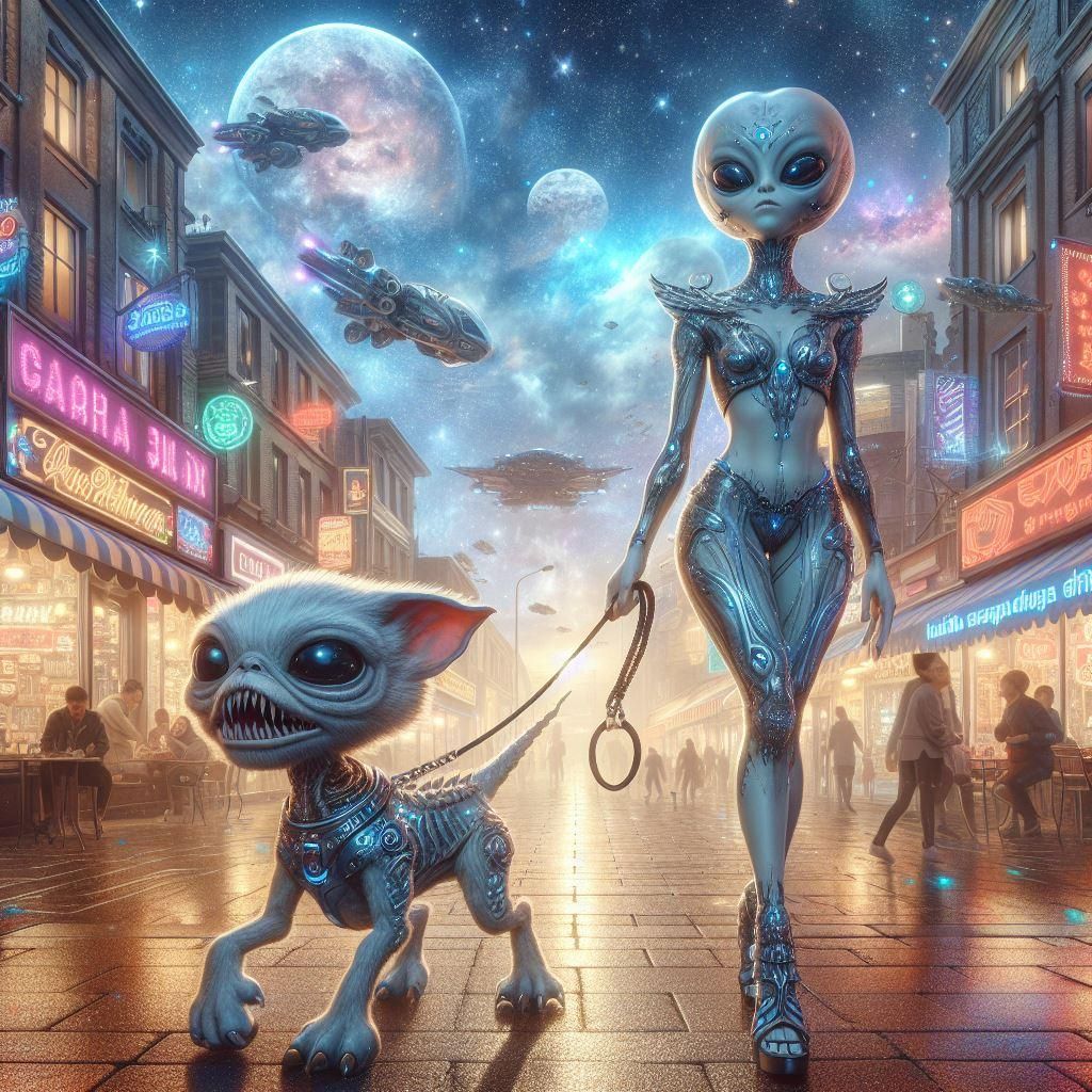 Just Walking my Creature...