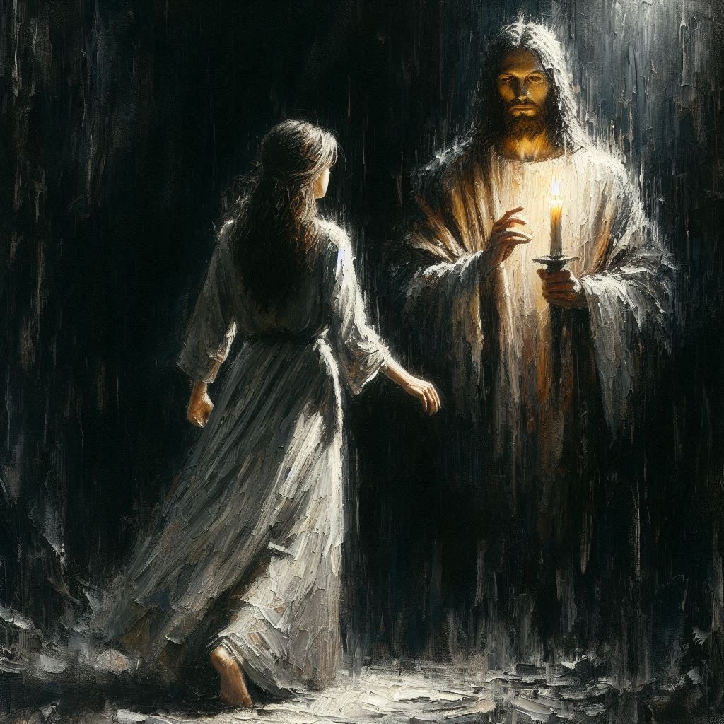 Jesus Christ, light in the dark.