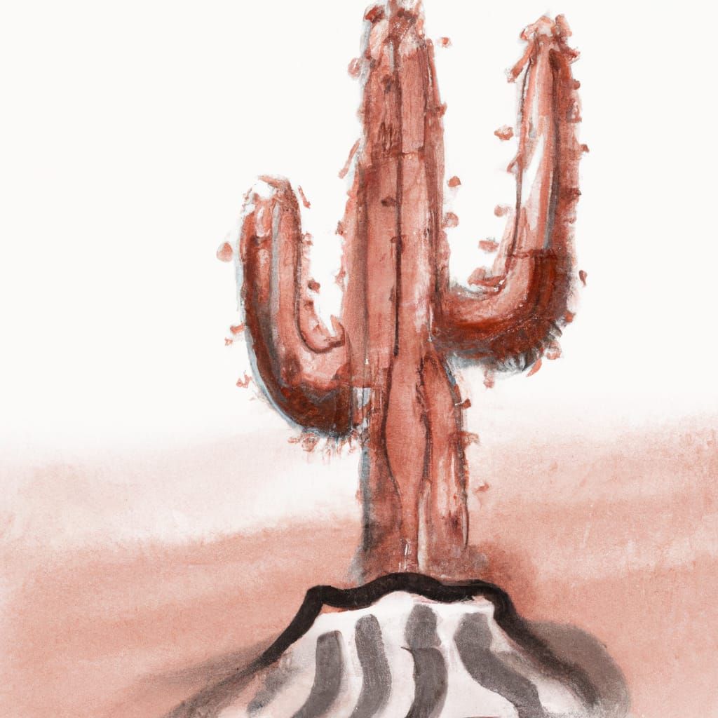 Ancient alien cacti  ink drawing Sketchlab elegant 3Delight ...