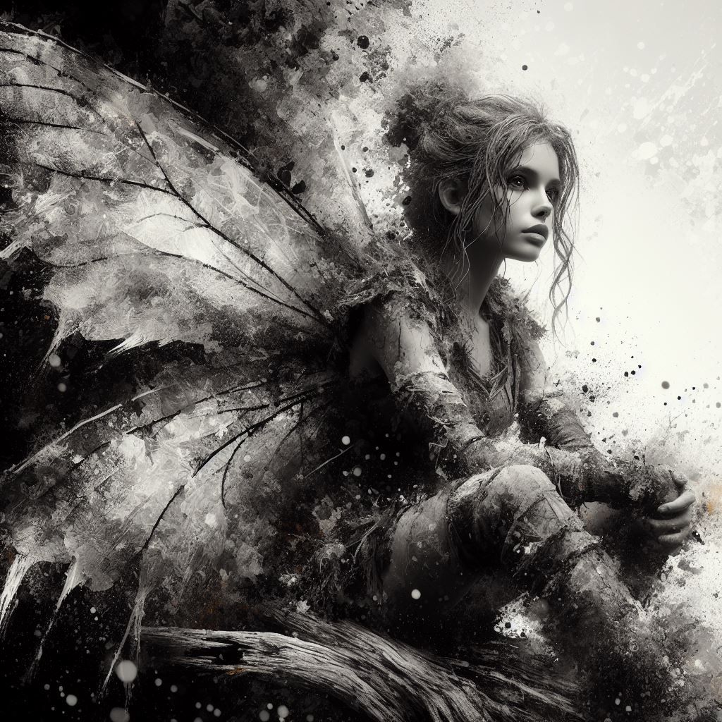 Fairy In B&W 5