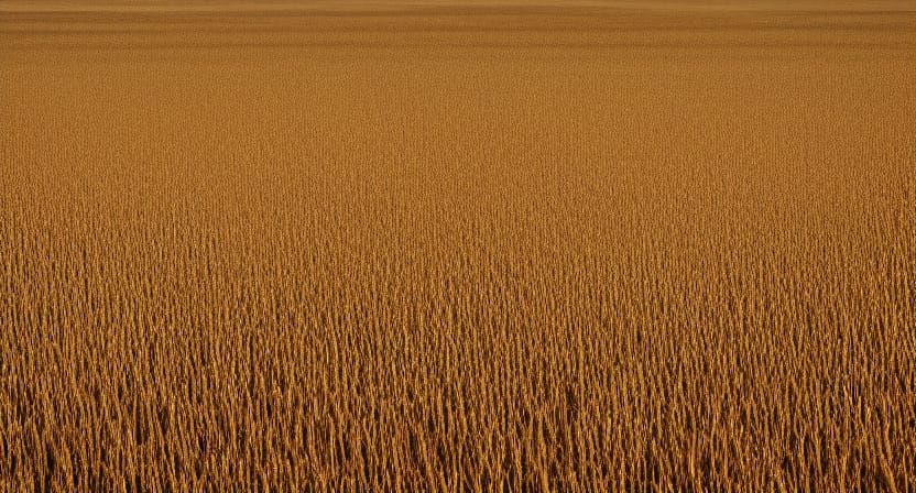 heavy grain landscape