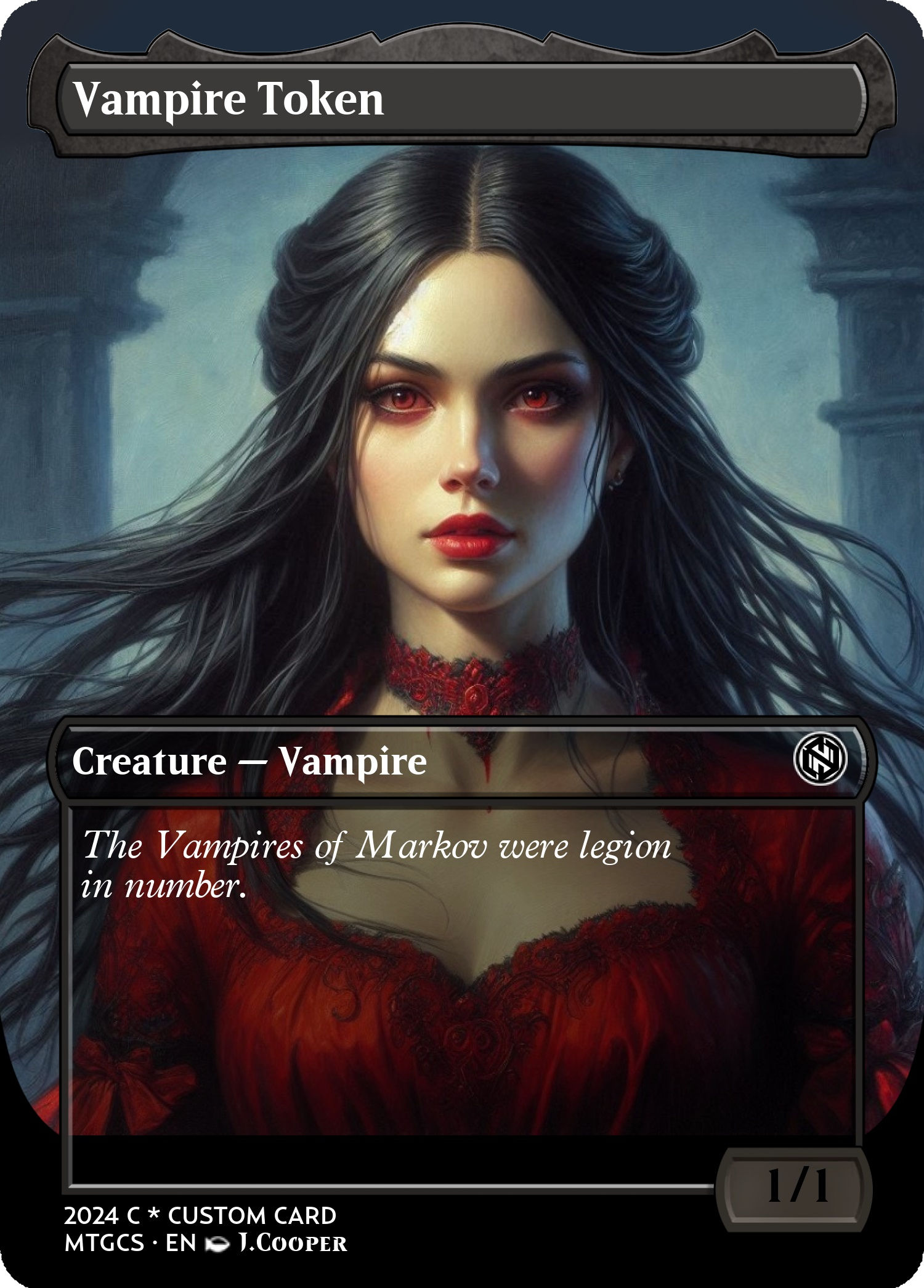 My own MTG Set - Vampire token