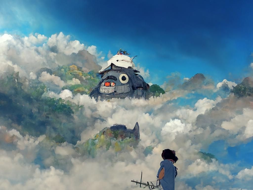 Studio Ghibli II - AI Generated Artwork - NightCafe Creator