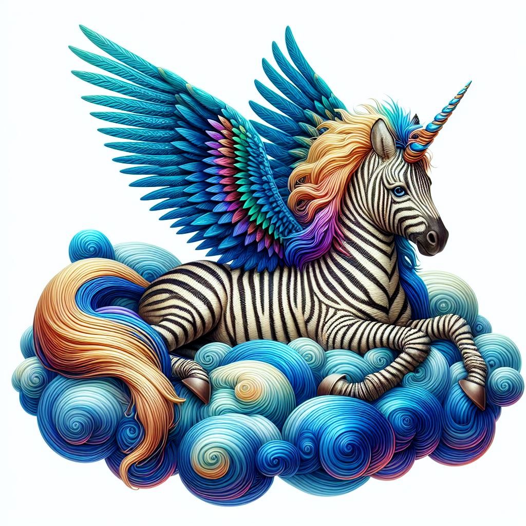 Zebra Pegacorn
