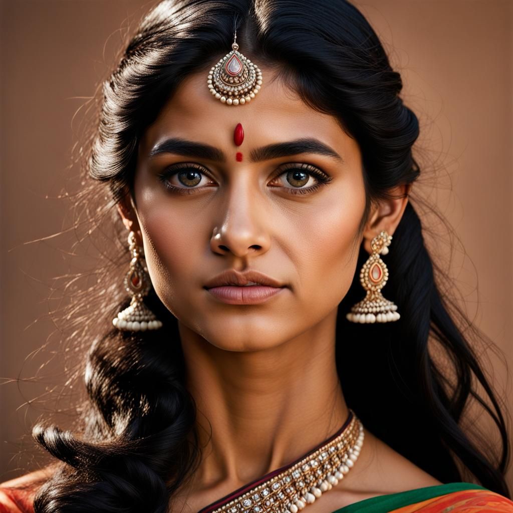 Beautiful Indian Women. - AI Generated Artwork - NightCafe Creator