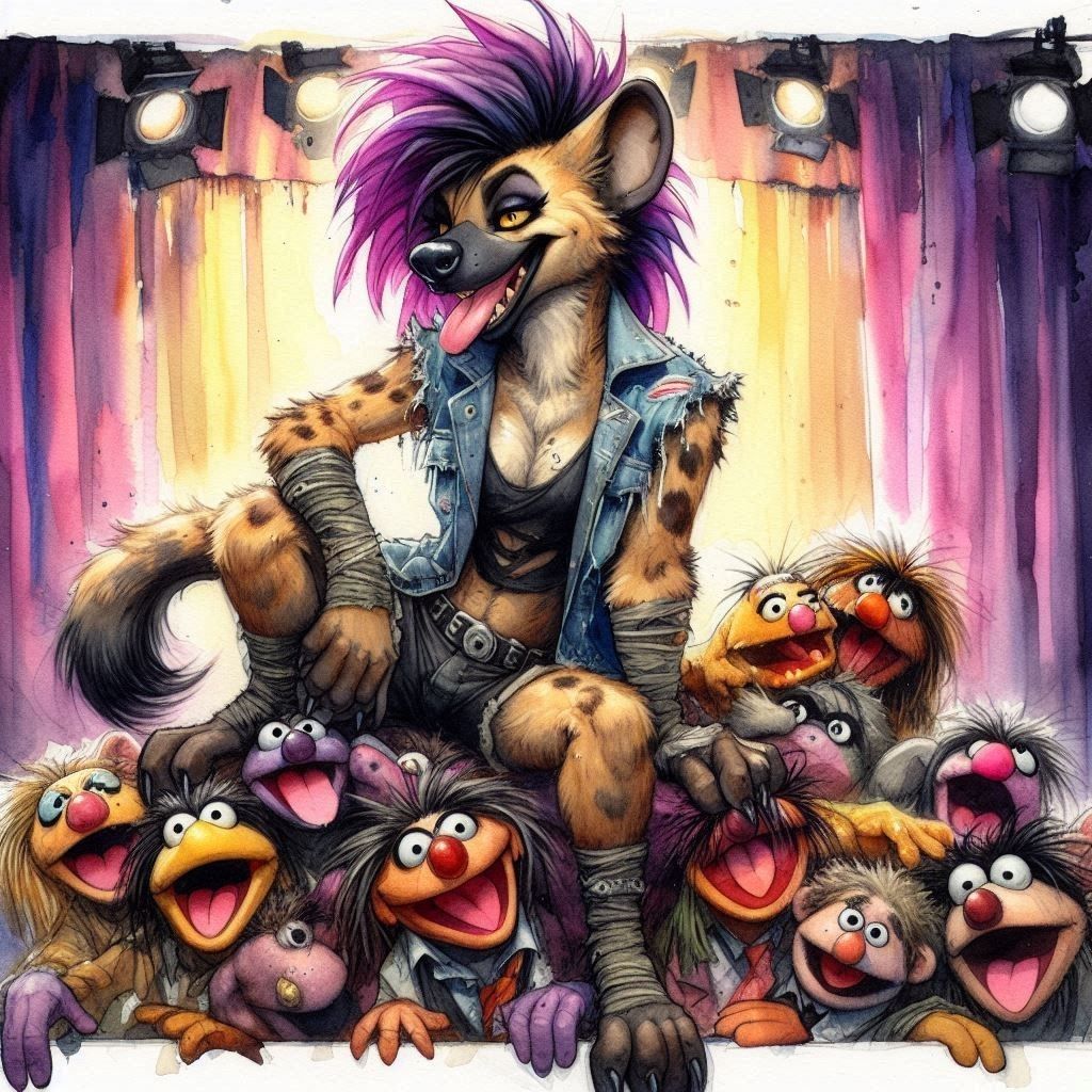 Scuzzy on the Puppet Pile