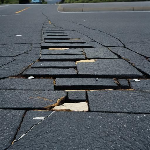 Don’t step on a crack, high definition AI Generated Artwork