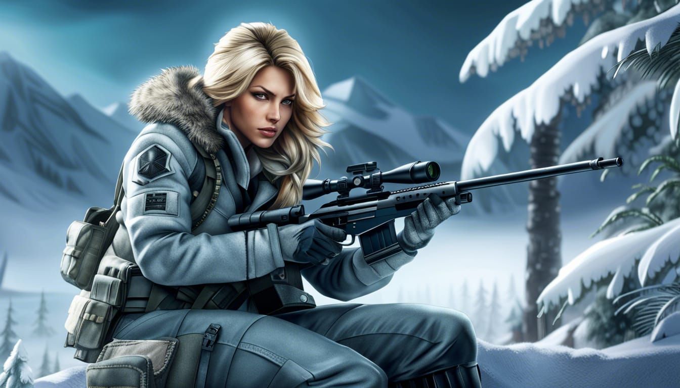 Sniper Wolf. - AI Generated Artwork - NightCafe Creator