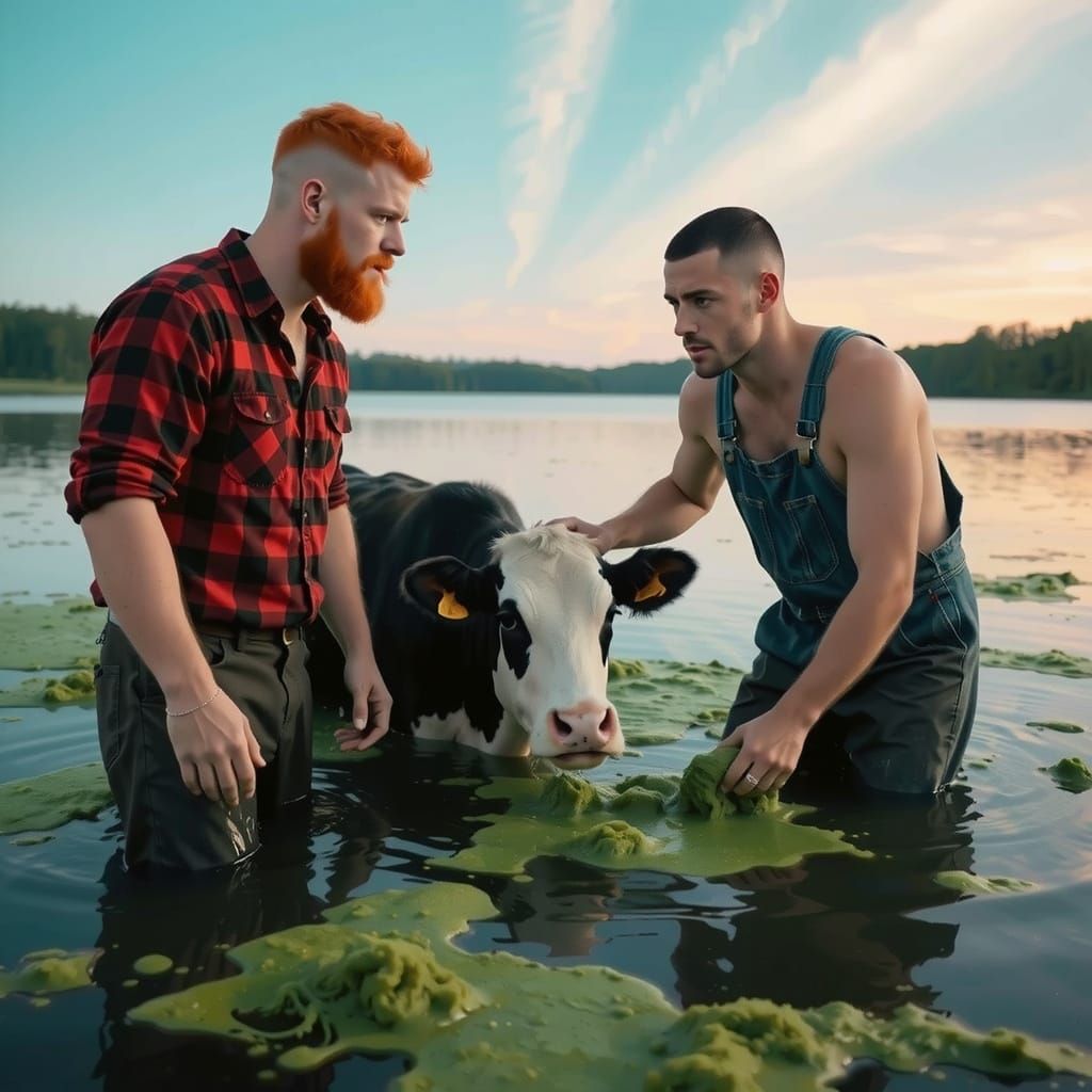 Bovine blues: cyanide bloom