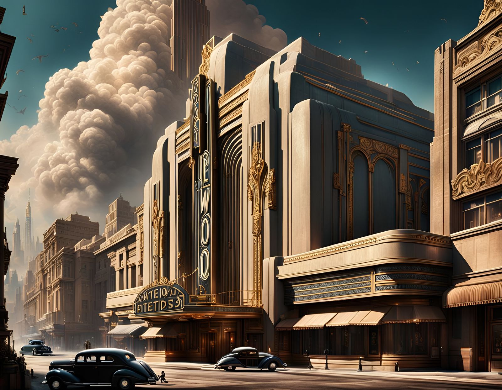 Art Deco 40s Hollywood   by @WDWParksGal