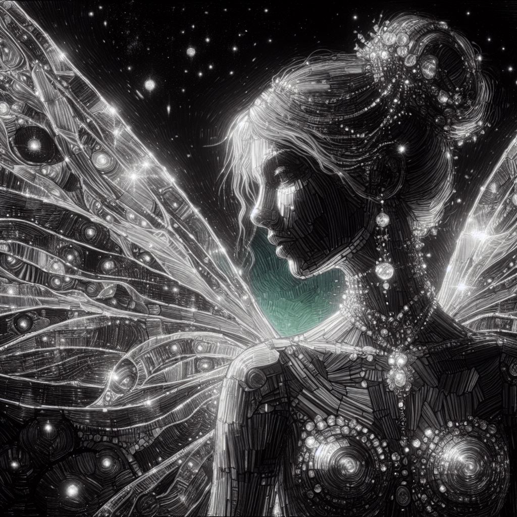 B&W  October Fairies