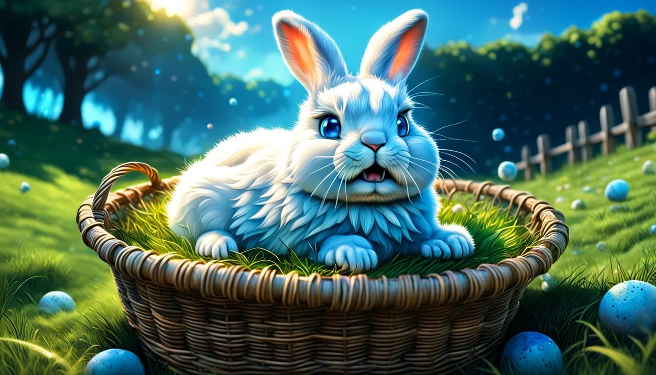 Bunny in a basket...
