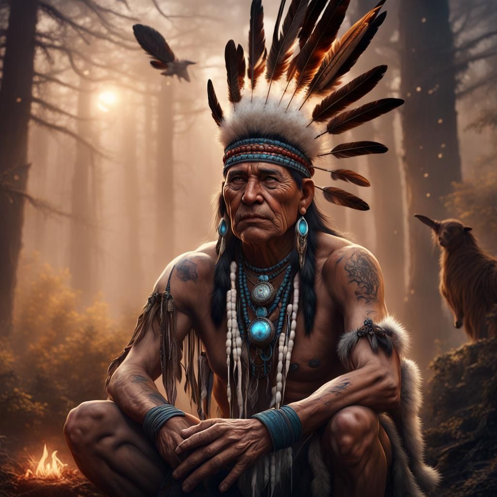 Native american healer 