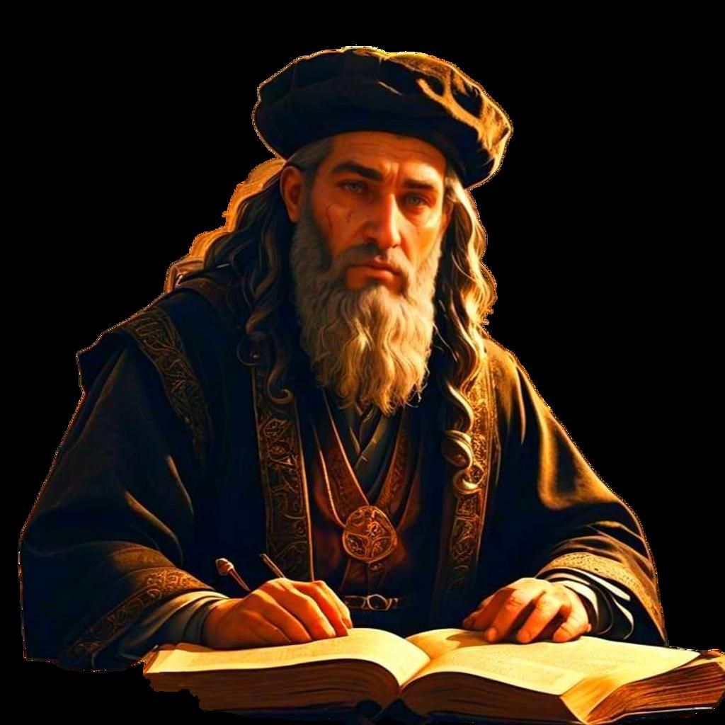 Righteous Torah Scholar in 3D Game Style
