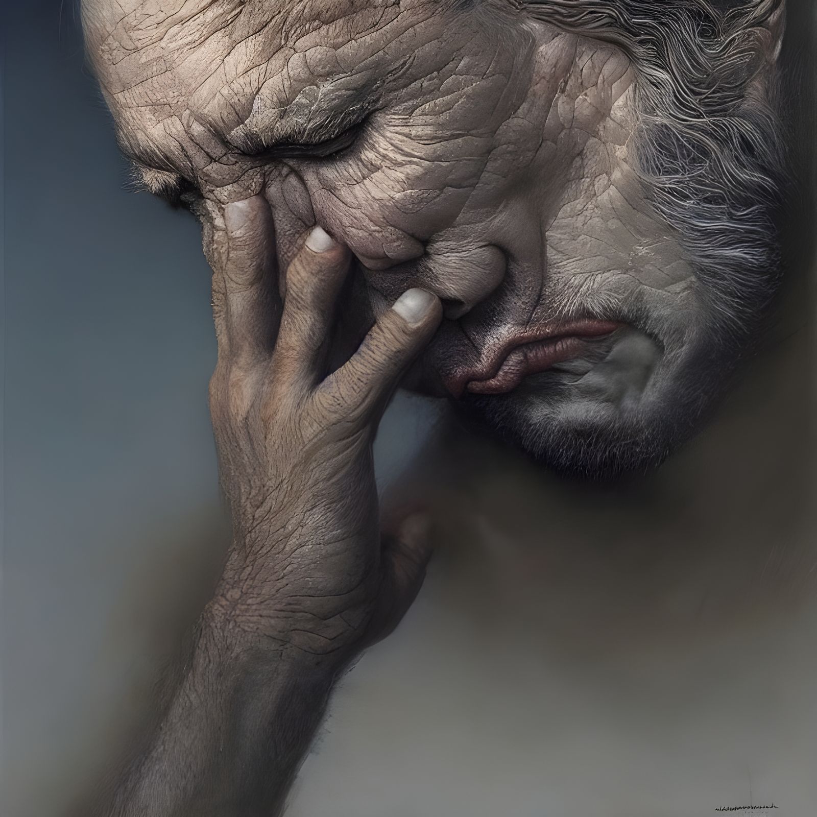 Inconsolable.