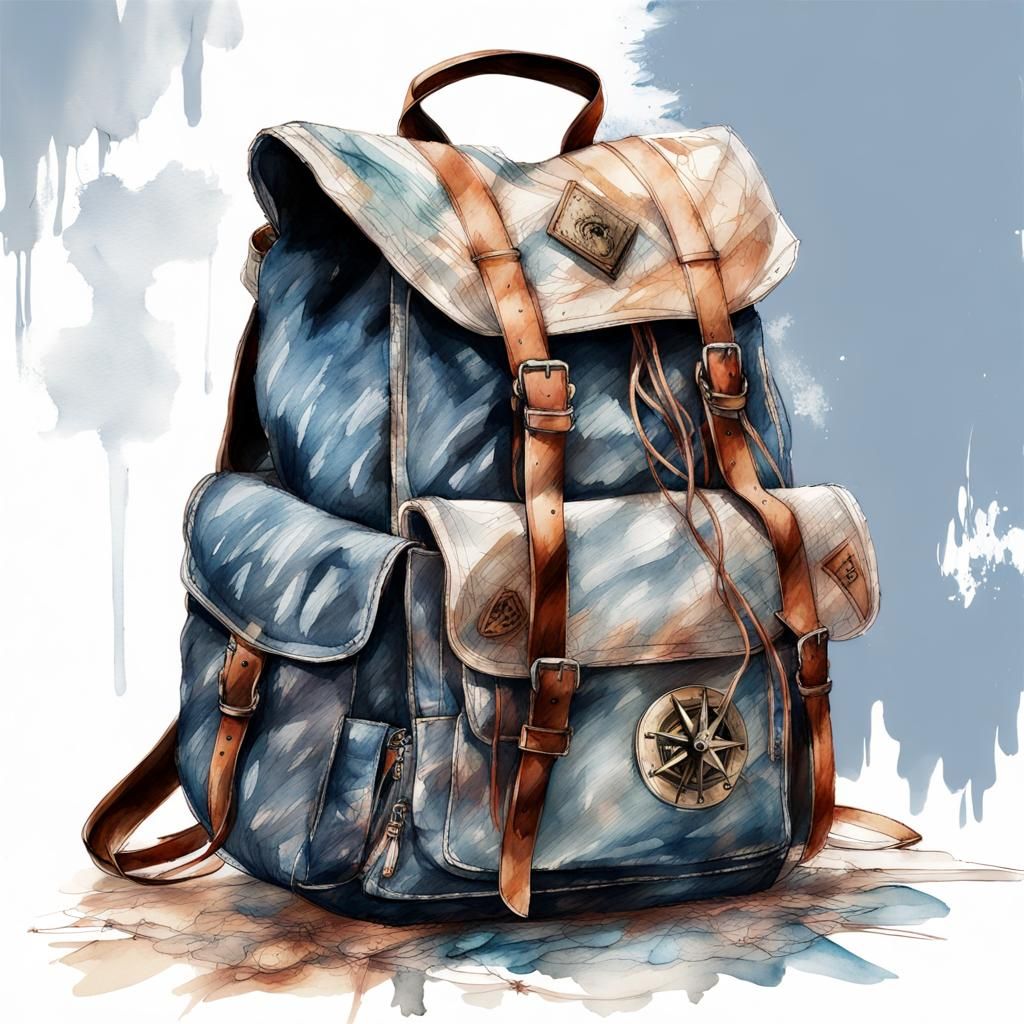 Old Denim Backpack