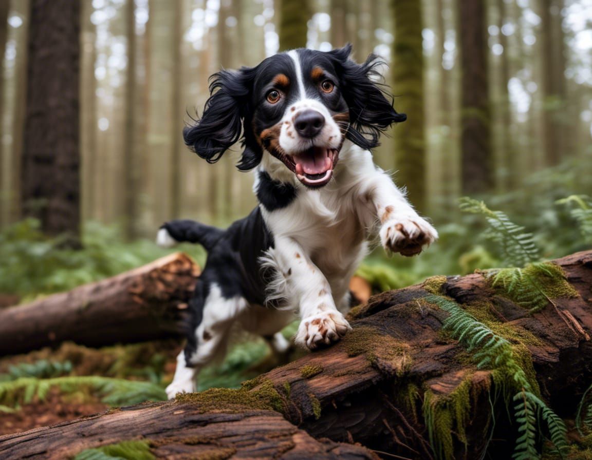 English Springer Spaniel  by @Rorschach