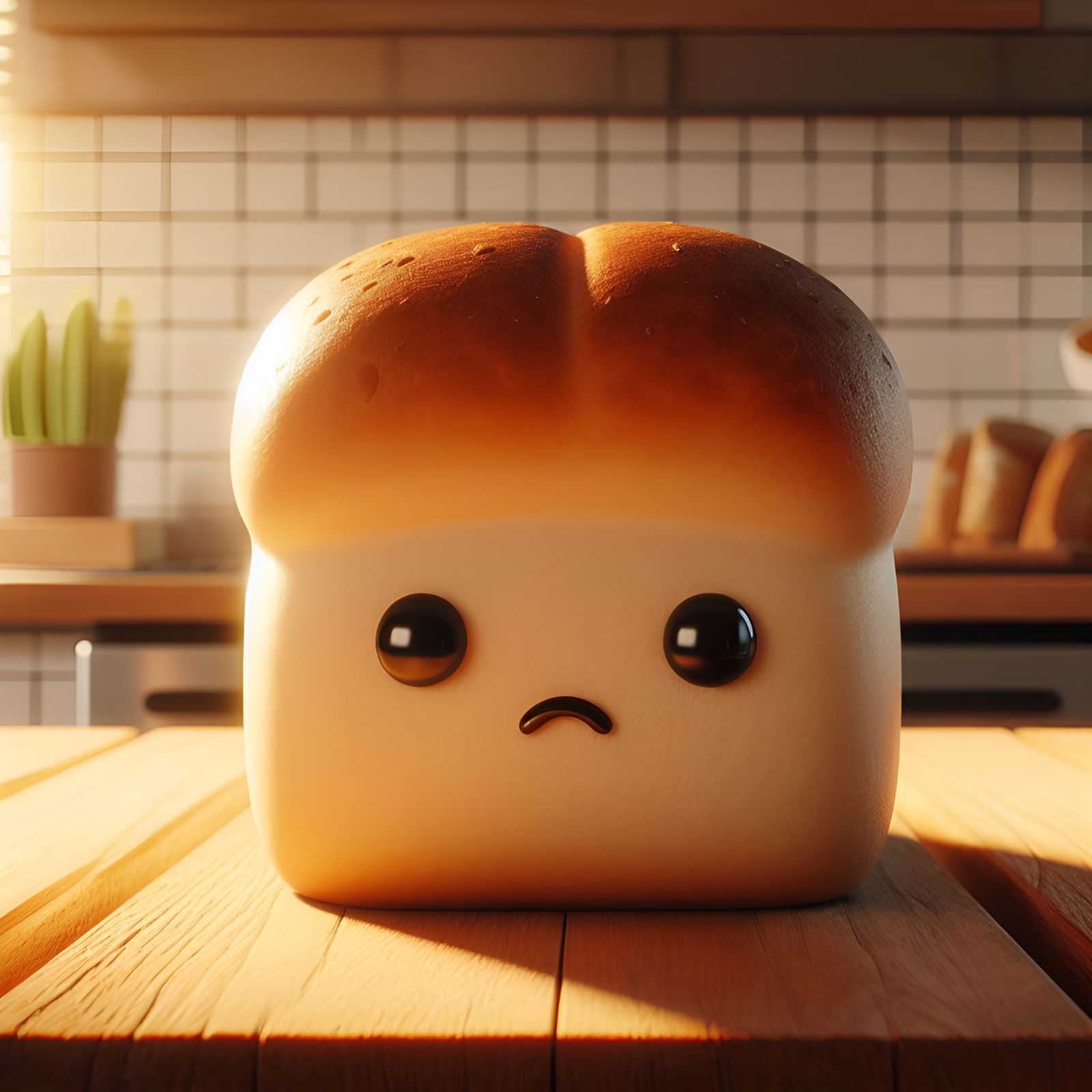 "I feel bread inside."