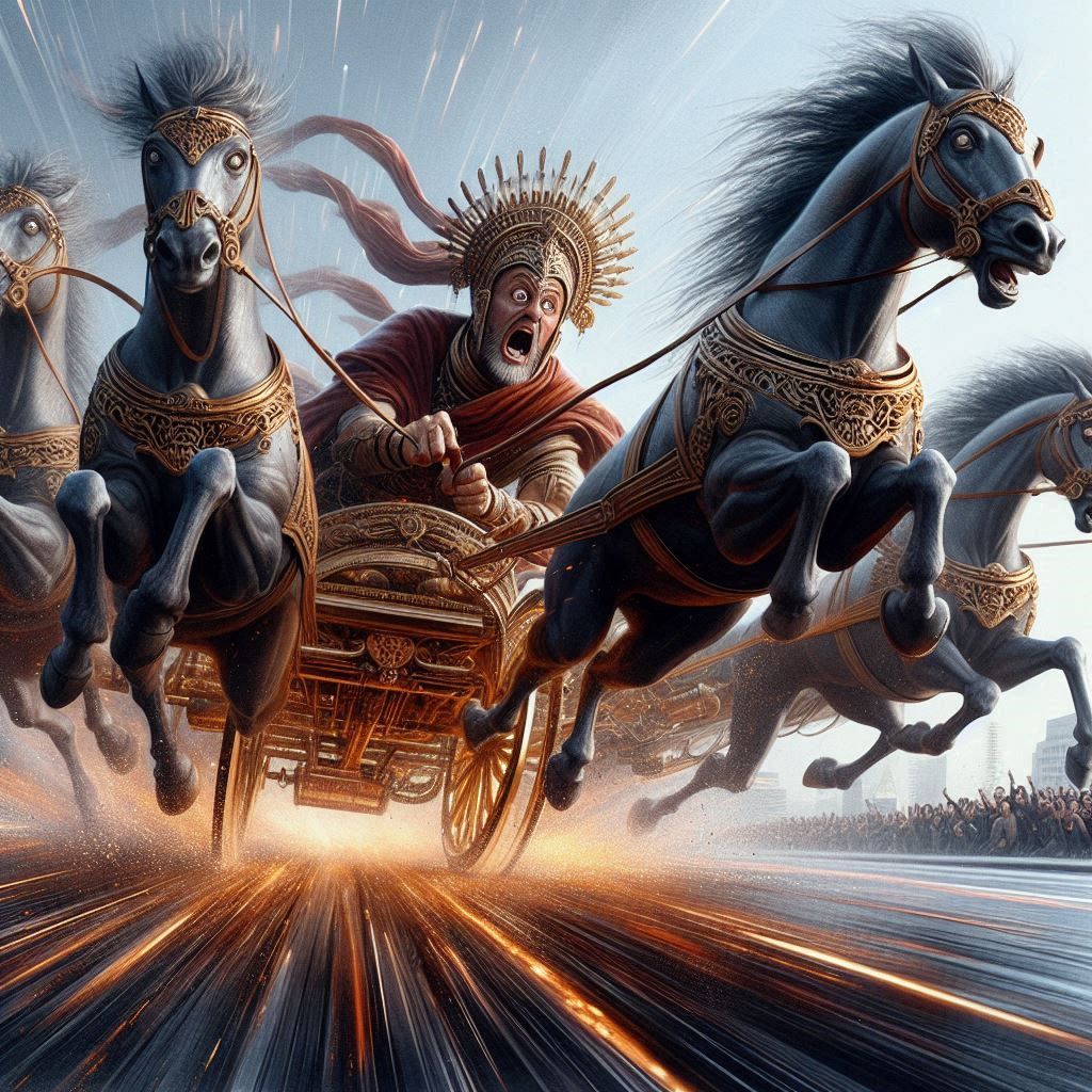 **Runaway Chariot!** Allegory for AI and it's impact on huma...