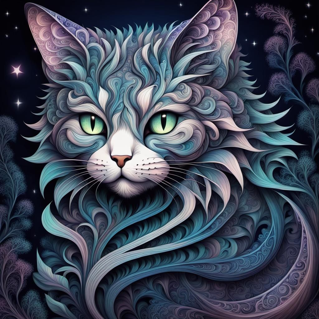 Magical Cat - AI Generated Artwork - NightCafe Creator