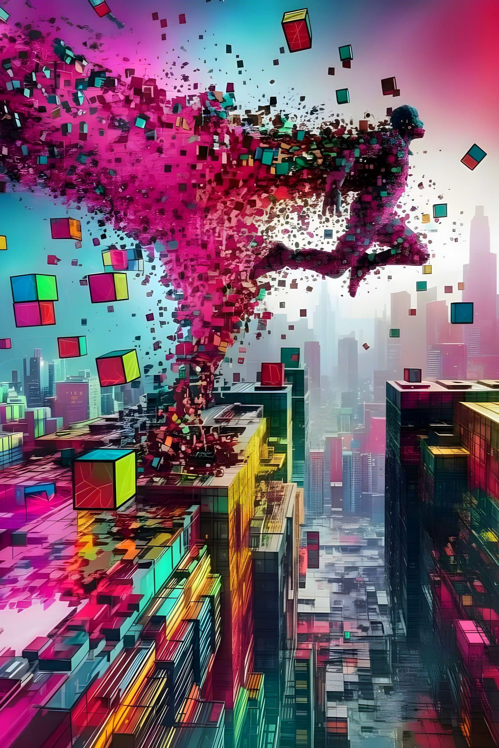 Glitch parkour jumper  by @David Myers