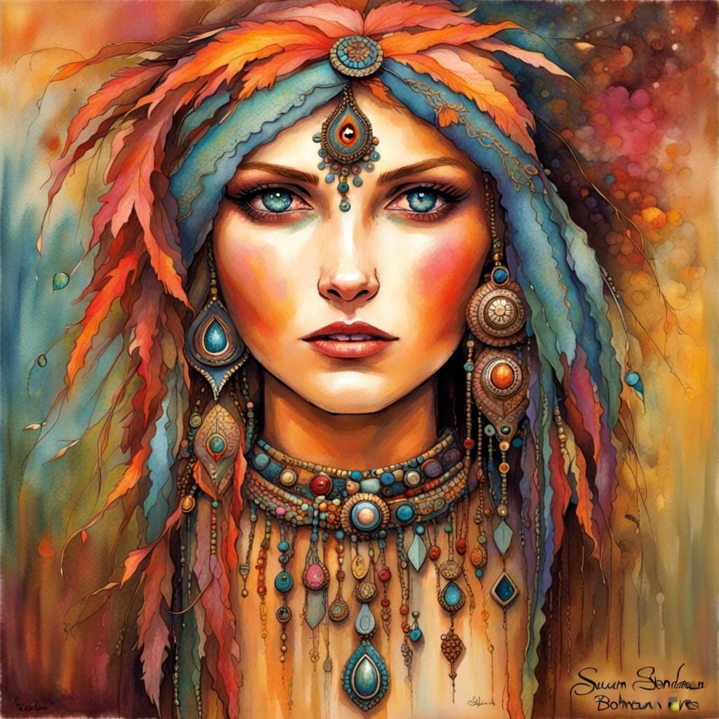 Bright Bohemian Eyes.  by @Joris