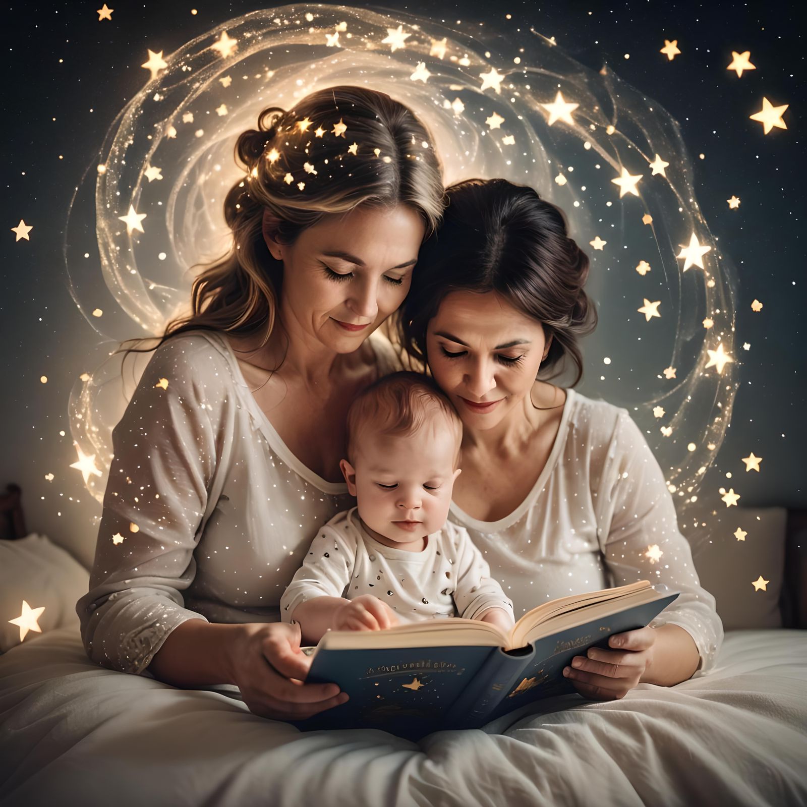 Story Time With His Mommas  by @Mallory Reese