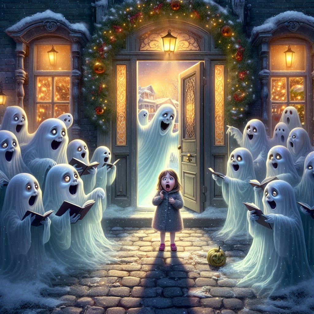 Ghosts caroling