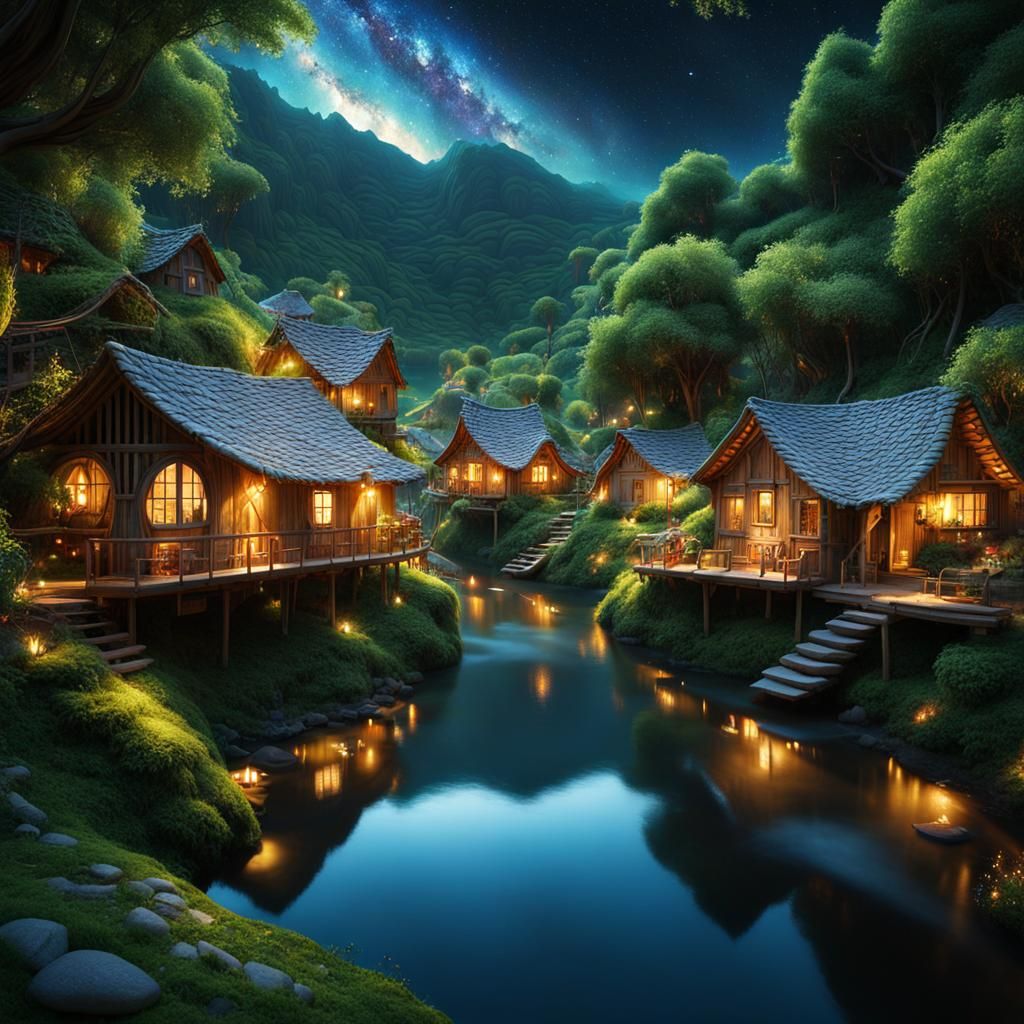 Enchanted Village  by @W4rstr0m
